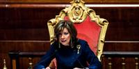 Il presidente del Senato Elisabetta Casellati