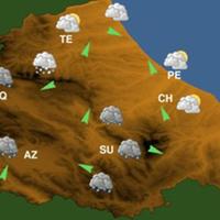 Le previsioni meteo di oggi in Abruzzo