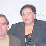 Marcello Ianni in una foto di qualche tempo fa con la moglie