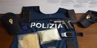 La cocaina sequestrata dalla polizia del commissariato di Sulmona