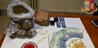Droga e denaro sequestrati dalla polizia a un 50enne di Teramo