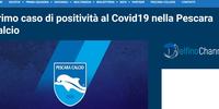 La pagina web del Pescara calcio