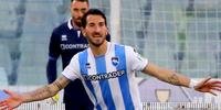 Il centrocampista biancazzurro Mirko Valdifiori, 34 anni