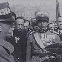 Vittorio Emanuele III nel 1924 a Fiume riceve le chiavi della città
