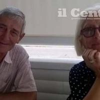 Il professor Renzo Paci, 76 anni, in una bella foto con la moglie Berenice de Laurentiis