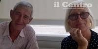 Il professor Renzo Paci, 76 anni, in una bella foto con la moglie Berenice de Laurentiis