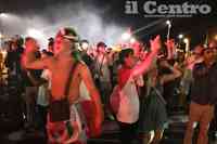 I tifosi in strada a Pescara (foto di Giampiero Lattanzio)