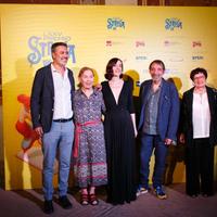I cinque finalisti del Premio Strega 2021, Donatella Di Pietrantonio è l'ultima a destra (foto Ansa)