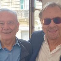 Il giornalista Mario Giancristofaro e lo scrittore Remo Rapino