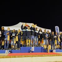 Il podio dei campionati conclusi a Pescara