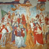 L’affresco “La crocifissione” di Saturnino Gatti nella chiesa di San Menna a Lucoli