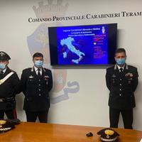 I carabinieri del Nucleo operativo della compagnia di Giulianova