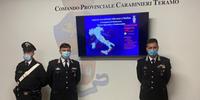 I carabinieri del Nucleo operativo della compagnia di Giulianova