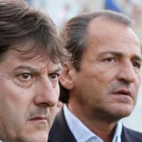 Il presidente del Pescara Daniele Sebastiani e l'ex amministratore delegato del club Danilo Iannascoli