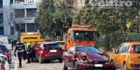 Le automobili coinvolte nello scontro (foto Luciano Adriani)