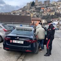 L'arresto dei carabinieri a Celano