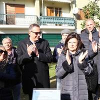 L'inaugurazione del Giardino dei Giusti a Villa Sabucchi nel 2018