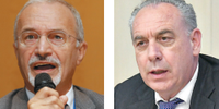 Sergio Galbiati presidente Hubruzzo e il commissario Giovanni Legnin