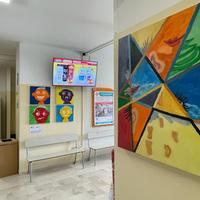 Le opere realizzate per l'ospedale Mazzini (foto di Luciano Adriani)