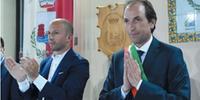 Il sindaco Massimo Vagnoni con il nuovo presidente del consiglio comunale Umberto Tassoni