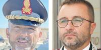 I comandanti provinciali di Finanza e Carabinieri Riccardo Barbera e Antonio Caputo