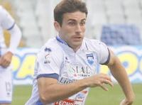 Il centrocampista del Pescara Erdis Kraja, 22 anni