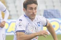 Il centrocampista del Pescara Erdis Kraja, 22 anni