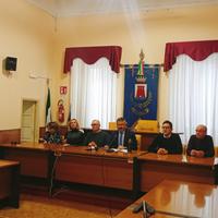 La conferenza stampa del sindaco di Ortona Leo Castiglione