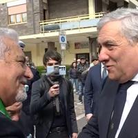 Il sindaco di San Giovanni Teatino Di Clemente accoglie il ministro Tajani