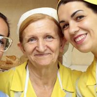 La signora Enia (al centro) con due dipendenti (foto G.Lattanzio)