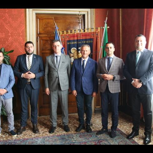 Comunicato Stampa: Presidente del Consiglio regionale Ciambetti incontra delegazione del Montenegro