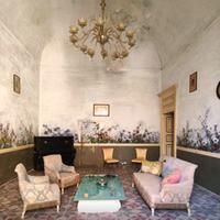 Una sala di Palazzo dei D'Avalos a Scerni affrescata da Gaetano Paloscia