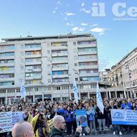 La protesta a Pescara (foto Ilaria Orsini)