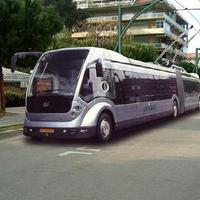 Il filobus sulla strada parco