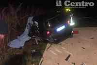 La Jeep coinvolta nell'incidente sulla Statale 16 (foto di Gianfranco Daccò)
