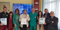 Donatori e rappresentanti Asl e della Cardiologia Utic di Pescara